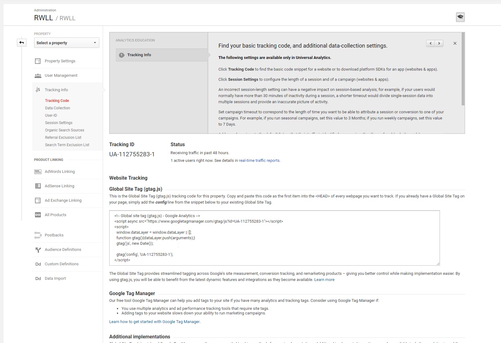 Google Analytics